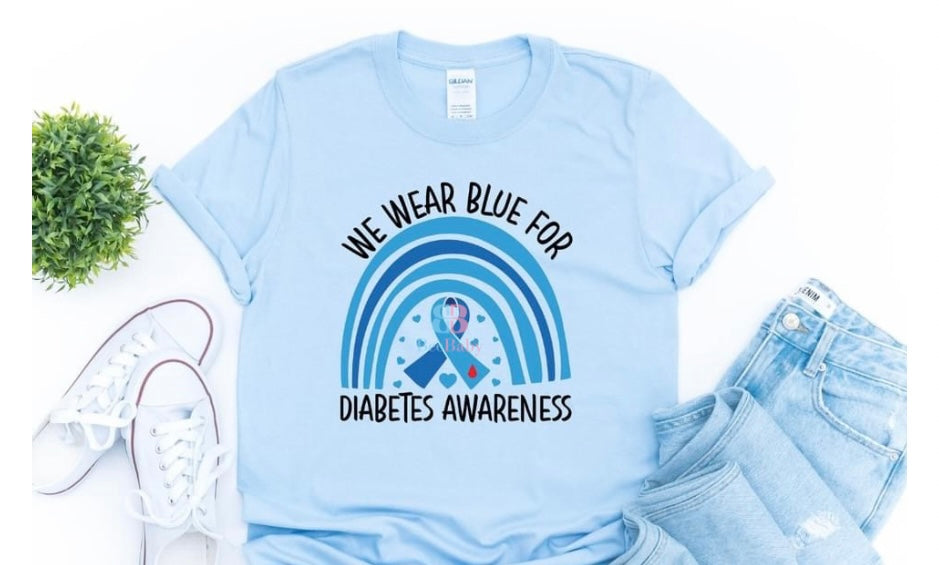 We Wear Blue for Diabetes Awareness