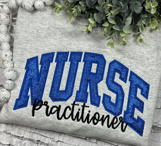 GLITTER Satin Stitch Title
