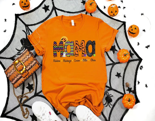 Halloween Mama, Aunt, Grandma, Etc. with Kids names